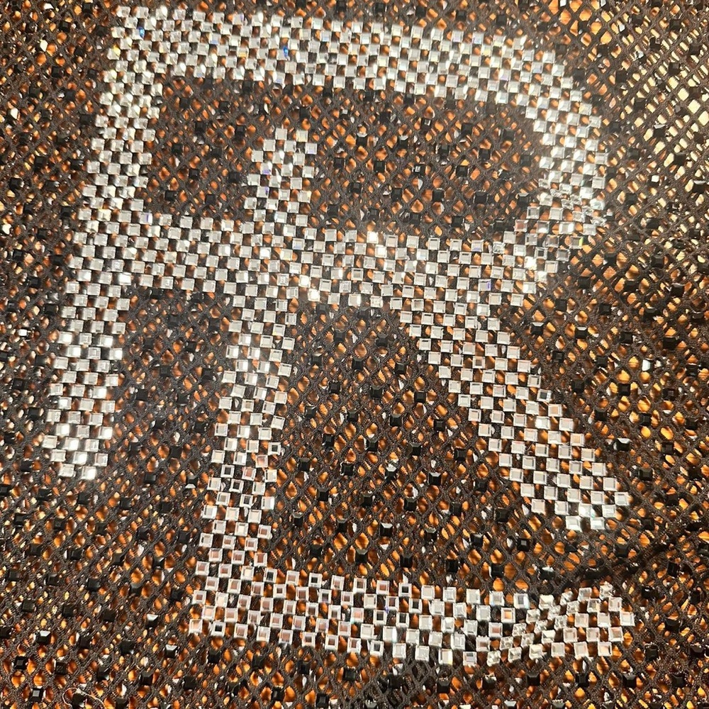 Ralph Lauren Purple Label Women’s Brewer Embellished Mesh Blouse - Picture 2 of 7